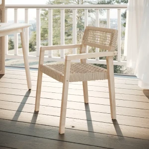 BEGINIA Betta - садовое кресло из акации с плетением Роуп 89396780