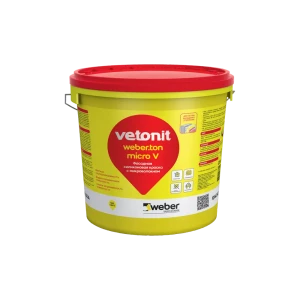 Декоративная штукатурка Vetonit Ton Micro V 100А 0.03 мм 25 кг