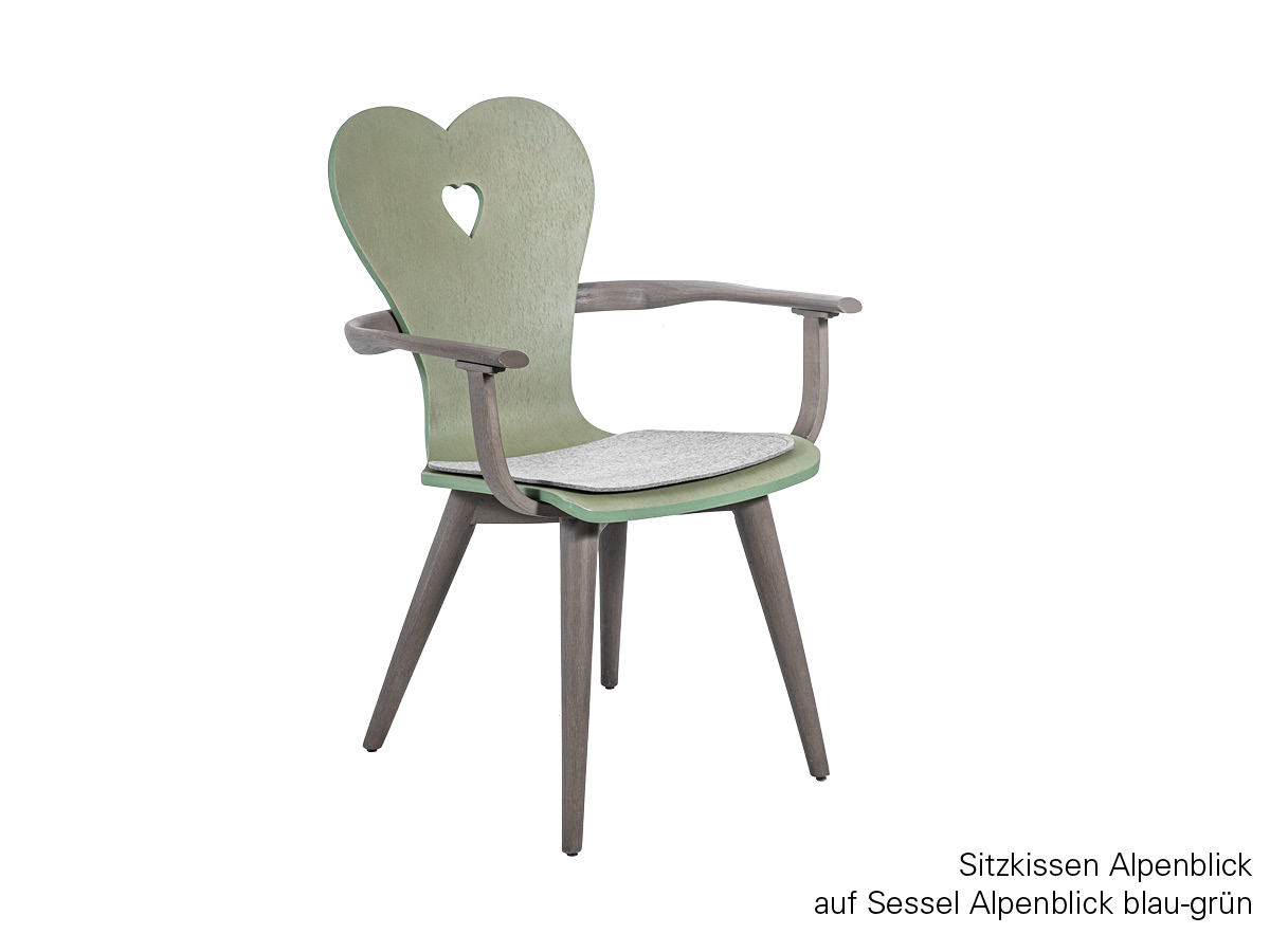 10.00.1640 Подушка кресла Alpenblick чувствовал серый Mbm  - Вид №1