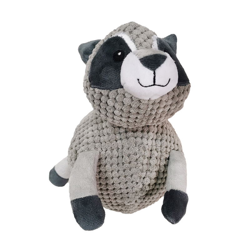 ПР0050352 Игрушка для собак Plumpimals Енот плюш 23см CHOMPER 