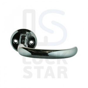 Ручка дверная нажимная 640 Ms/CR хром Santreyd LK01-855