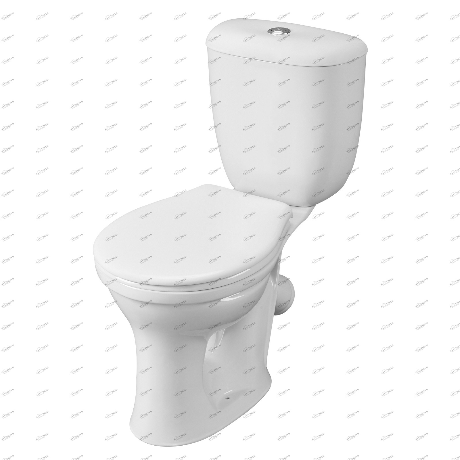 1.P301.6.S00.00B.F Компакт унитаз с бачком Белый SANTERI  Россия 