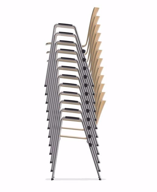 Casala Приставной стул для конференций из дерева Interlink 3562/00 - Вид №2