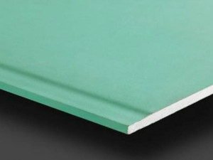 Огнестойкая и влагостойкая гипсовая плита с покрытием