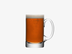 Пивной стакан из дутого стекла - 750 мл