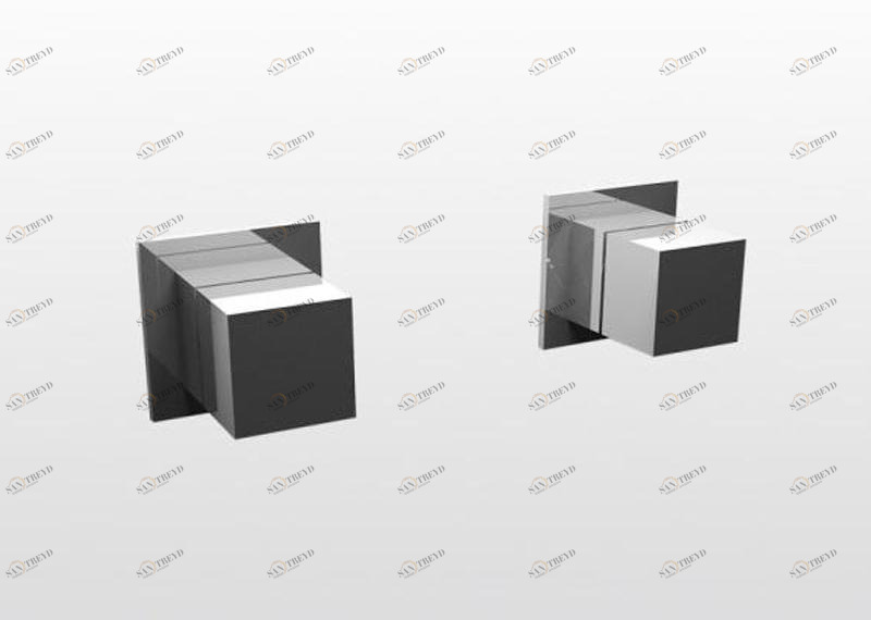 RUBINETTERIE STELLA Смеситель для душа на 2 отверстия Bamboo quadro sun-id-1457236