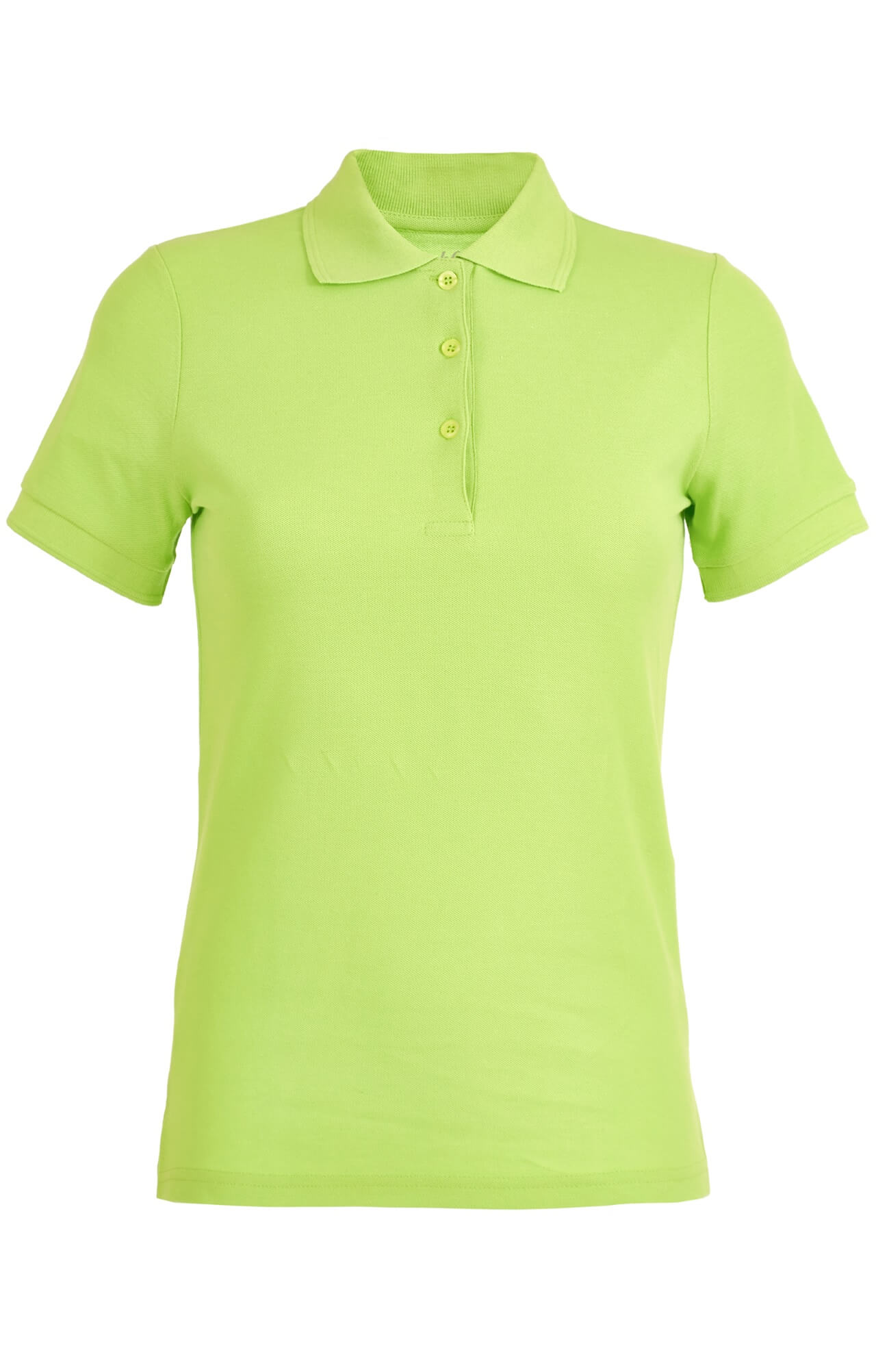 62183 Тенниска-поло женская салатовая LUXE  Одежда для салонов красоты  размер XXL  - Вид №1