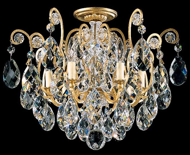Schonbek Хрустальный потолочный светильник Renaissance 3784, 3785 - Вид №1
