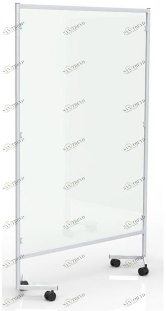 Steelbox by Metalway Отдельностоящая офисная перегородка из пэтг на колесах Zen protect sun-id-1439969