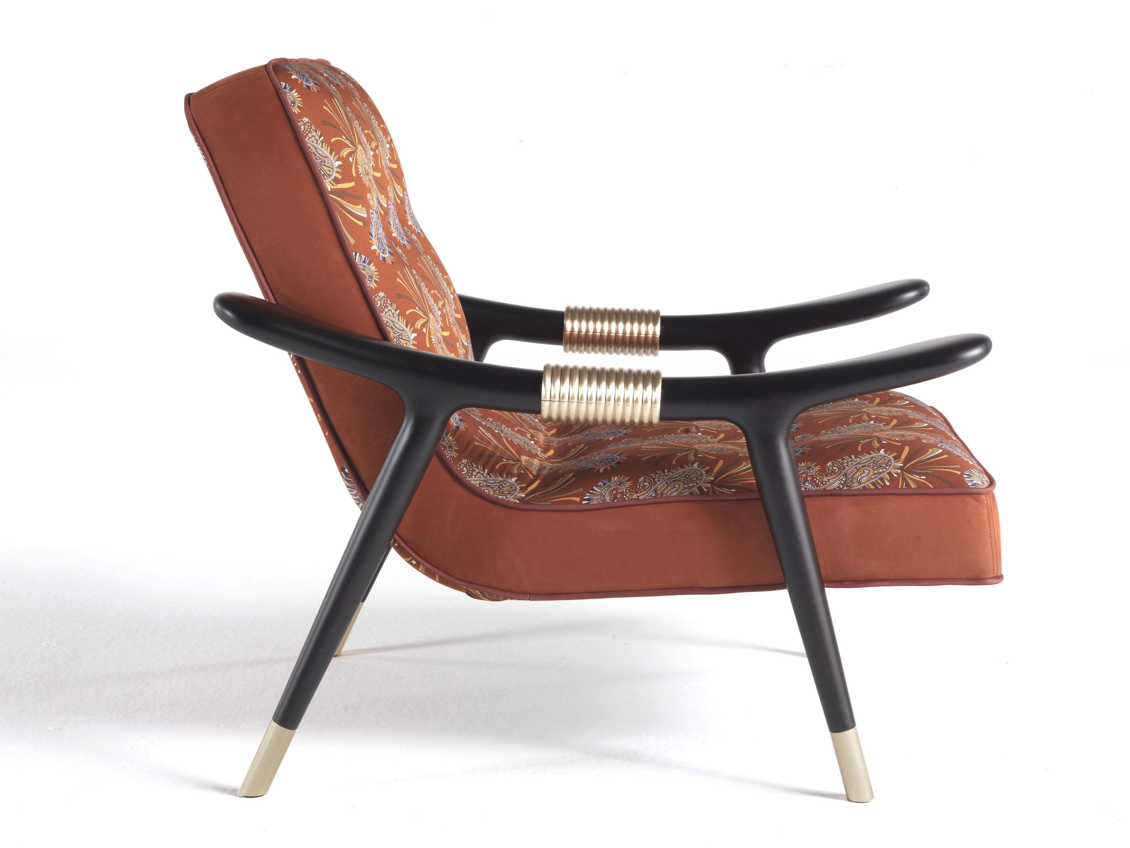 Тканевое кресло с подлокотниками ETRO Home Interiors MASAI ARCH-00055708 - Вид №6