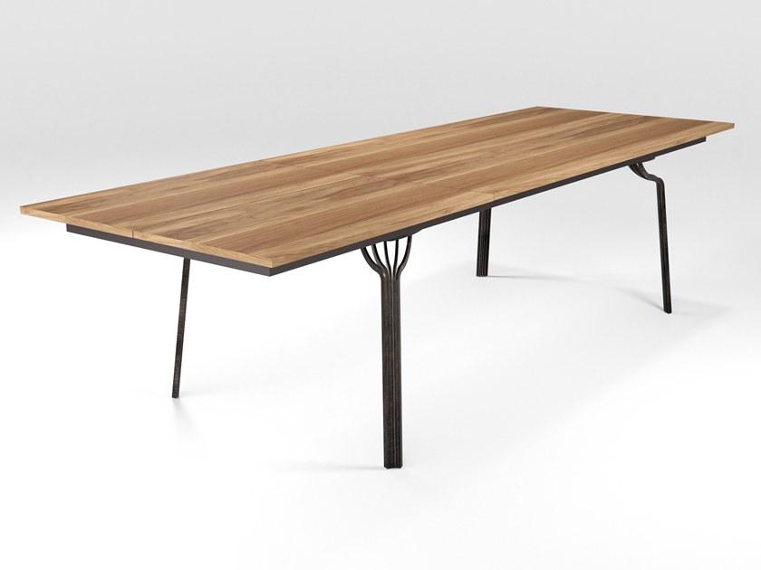 Barel Раскладной прямоугольный обеденный стол из дерева sun-id-1400604 - Вид №1