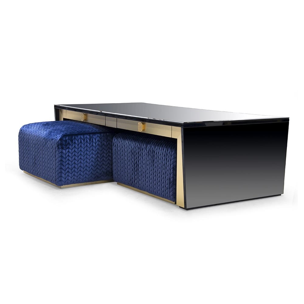 Прямоугольный журнальный столик из зеркального стекла Formitalia Muzio ARCH-00074322 - Вид №13