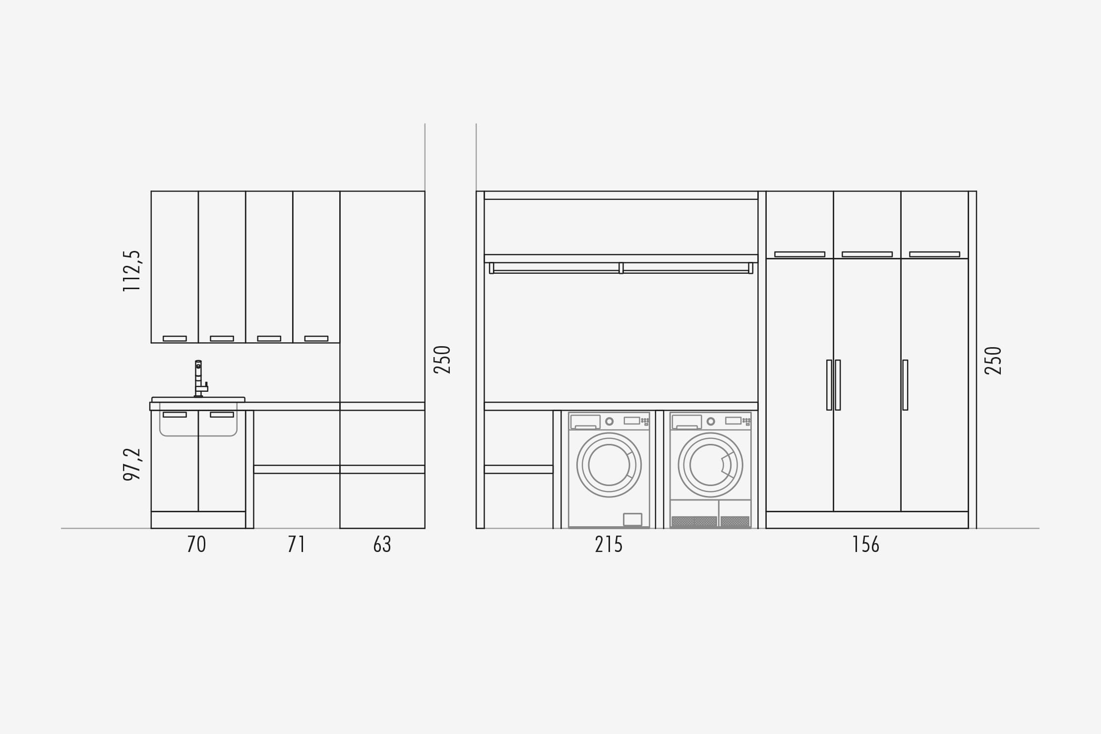 Комплект мебели 04 Arcom Gres / laminam STARC262 - Вид №5