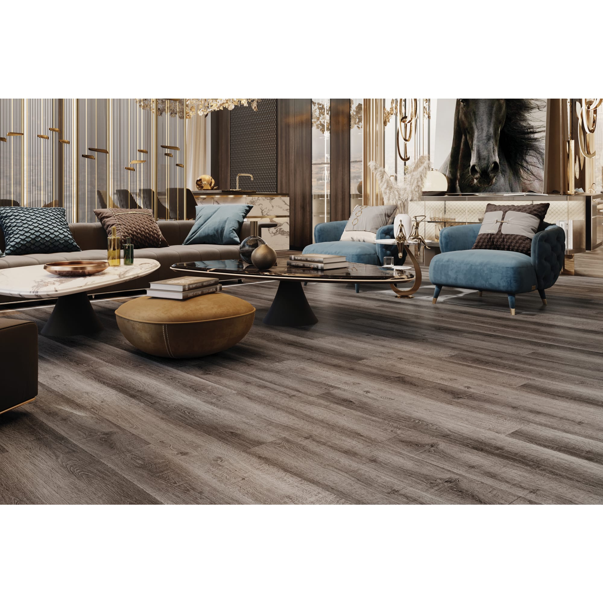 85246020 SPC плитка «Дуб Берлин» 42 класс толщина 3.5 мм 2.16 м² Santreyd  - Вид №7