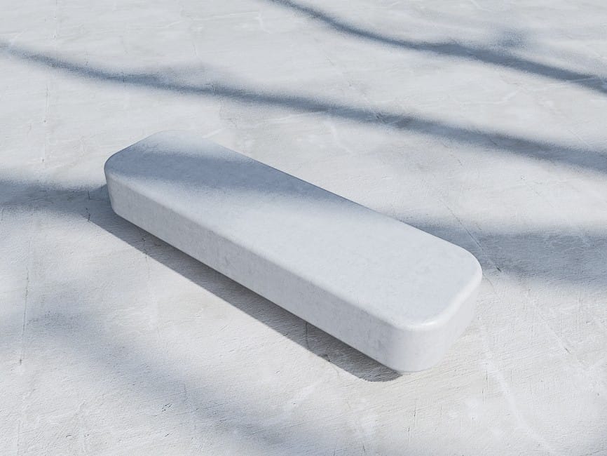 Скамейка из армированного волокном бетона без спинки SIT Kid ARCH-00105401