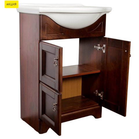 O-mebel напольная Тумба Классик 60 Орех Белый ORANGE sun-id-1517201 - Вид №3