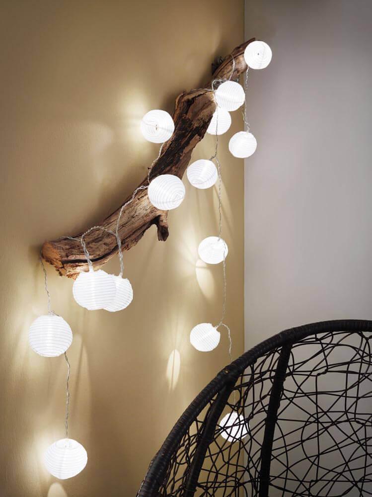 Гирлянда светодиодная со встроенным аккумулятором 360 м белая Lampion Chain 94166 PAULMANN ГИРЛЯНДА 00-3898867 Белый  - Вид №2