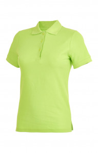 62181 Тенниска-поло женская салатовая LUXE  Одежда для салонов красоты  размер XL