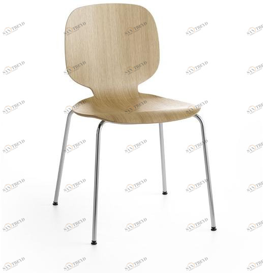 Crassevig Штабелируемый лакированный стул Alis sun-id-1426278