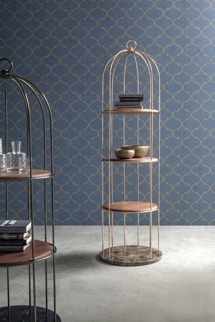 Tonin Casa Открытый отдельно стоящий металлический книжный шкаф sun-id-1459769 - Вид №2