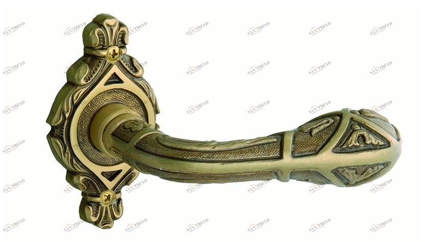 Bronces Mestre Металлическая ручка с античной отделкой на розе Clasica 0r7134.000.44