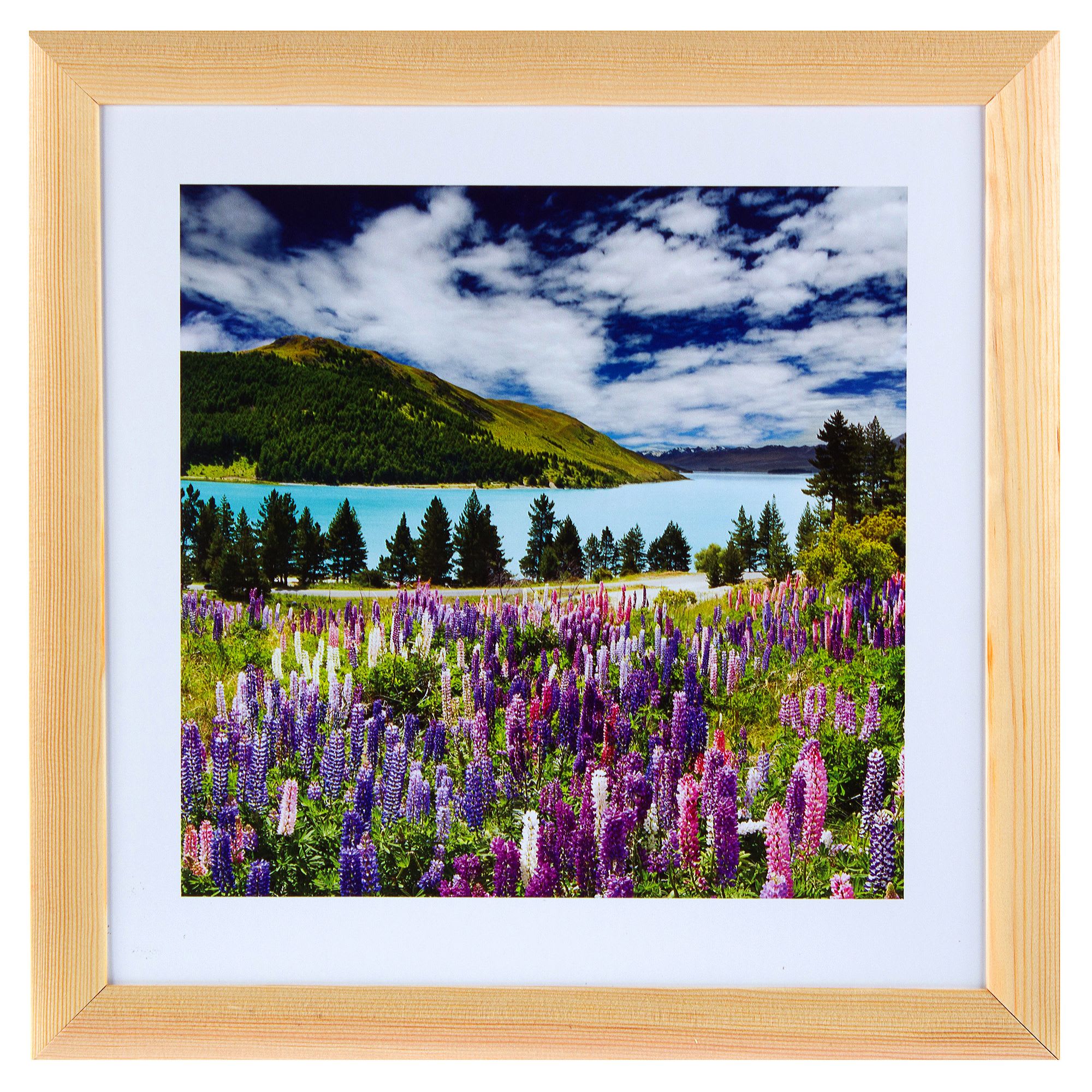 18213371 Постер в раме 40х40 см «Новая Зеландия» Santreyd 