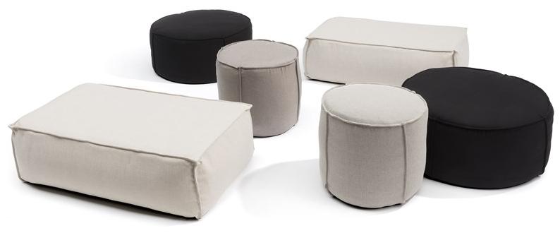 MANUTTI Прямоугольный садовый пуф из ткани Touch Fs-thpf112 - Вид №1