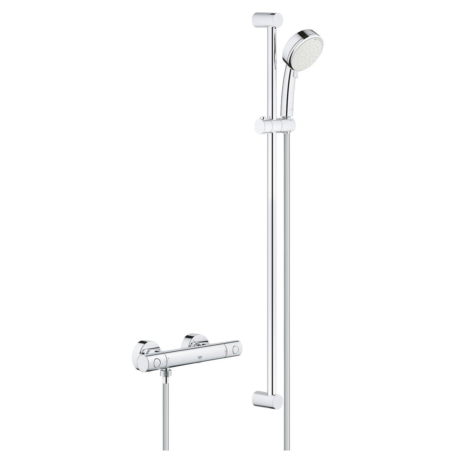 Термостат для душа GROHE Grohtherm 800 Cosmopolitan + Душевой гарнитур Tempesta Cosmopolitan (34769000)