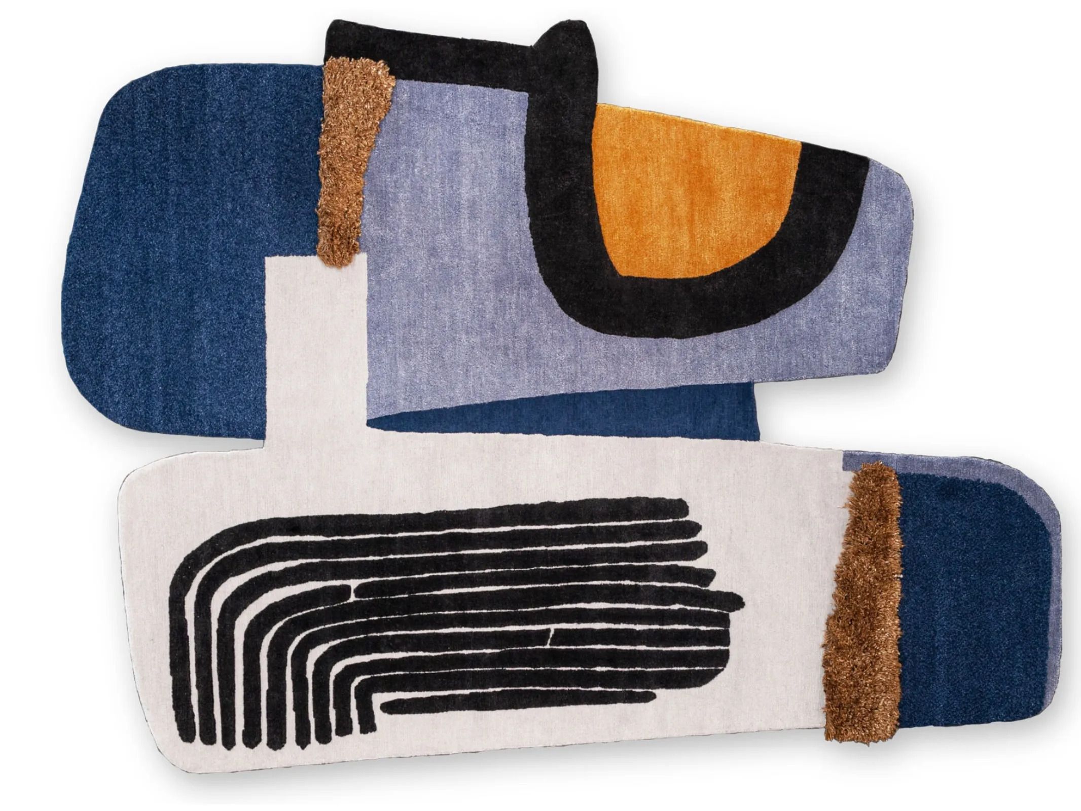 Ковер ручной работы с геометрическим рисунком Baxter Himani ARCH-00099209