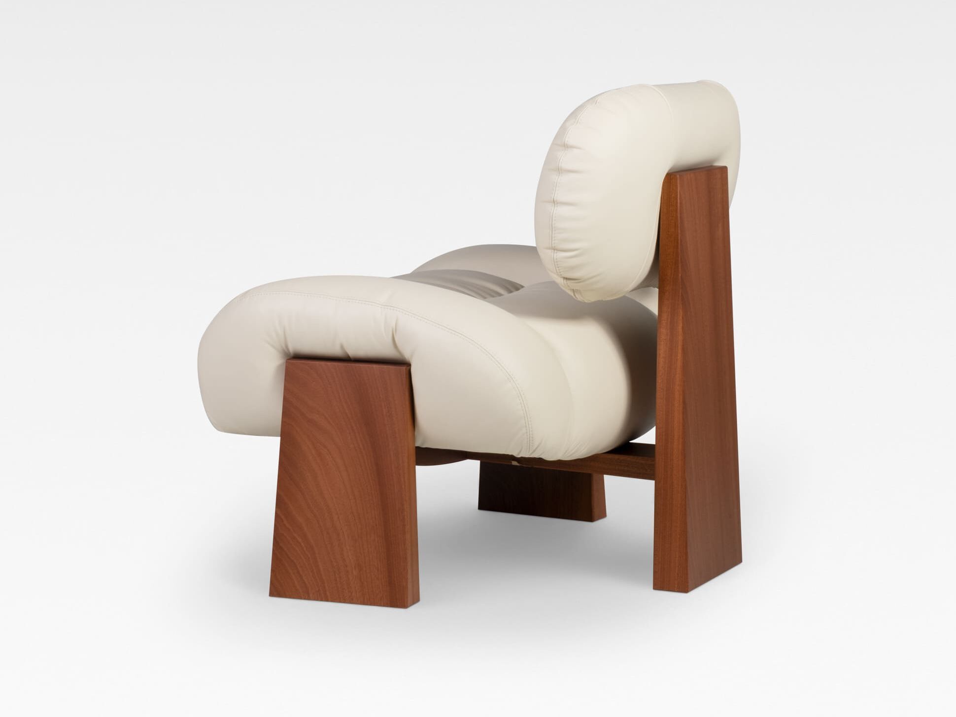 Кожаное кресло без подлокотников Greenapple SENSE ARCH-00013602 - Вид №2