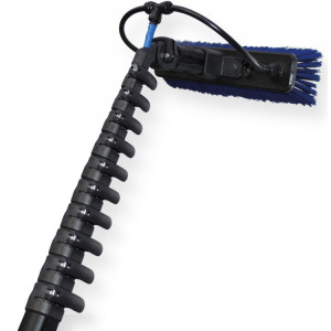 XR70-20-0814800-E STREAMLINE Карбоновая телескопическая штанга для высотной мойки фасадов и окон с внутренним шлангом с форсунками 14,8 м
Модель XR70 - телескопическая штанга с 8 секциями из 70% углеродного волокна, длина 14,8 м, вес 3,4 кг (мойка фасада