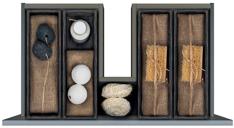 Karol Двойная подвесная тумба под умывальник с ящиками Cono Karolitalia sun-id-1438654 - Вид №12