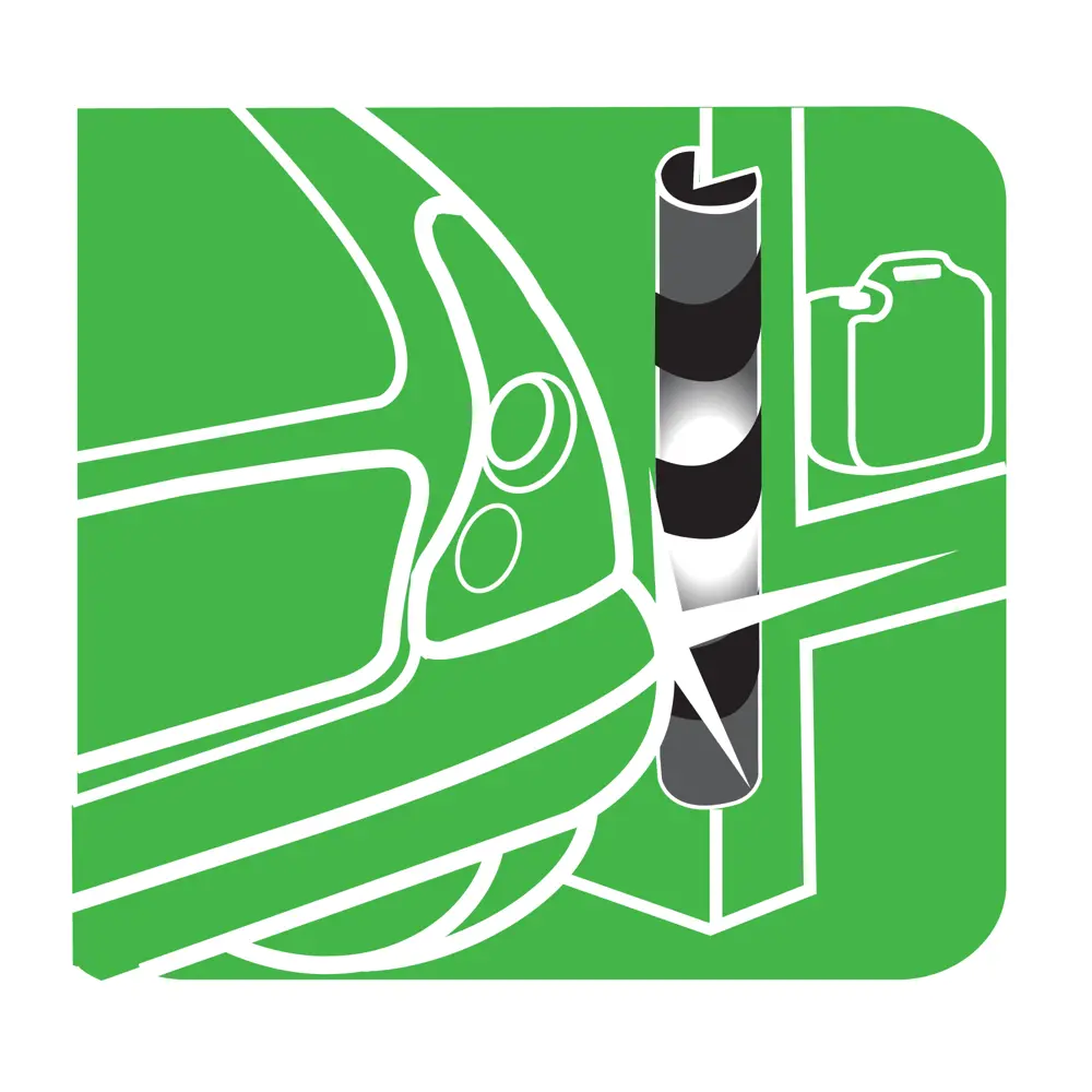 Демпфер угловой Standers скруглённый 75x4 см, поролон STLM-2122802 - Вид №5