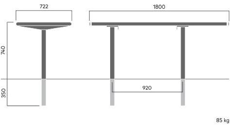 VESTRE Стол для пикника из стали и дерева April sun-id-1381246 - Вид №14