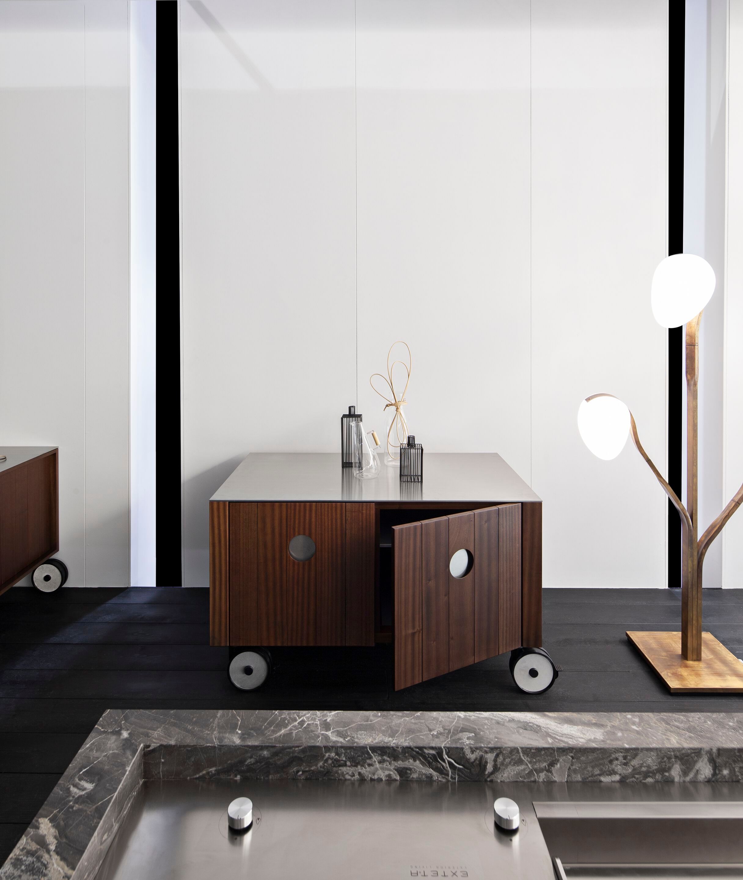 Открытая кухня из красного дерева Exteta 10th ARCH-00084700 - Вид №5