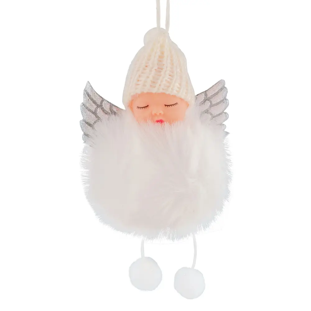 89381632 Украшение елочное «Ангел», 14.5x8.5 см, цвет белый STLM-1347659 Santreyd  - Вид №1