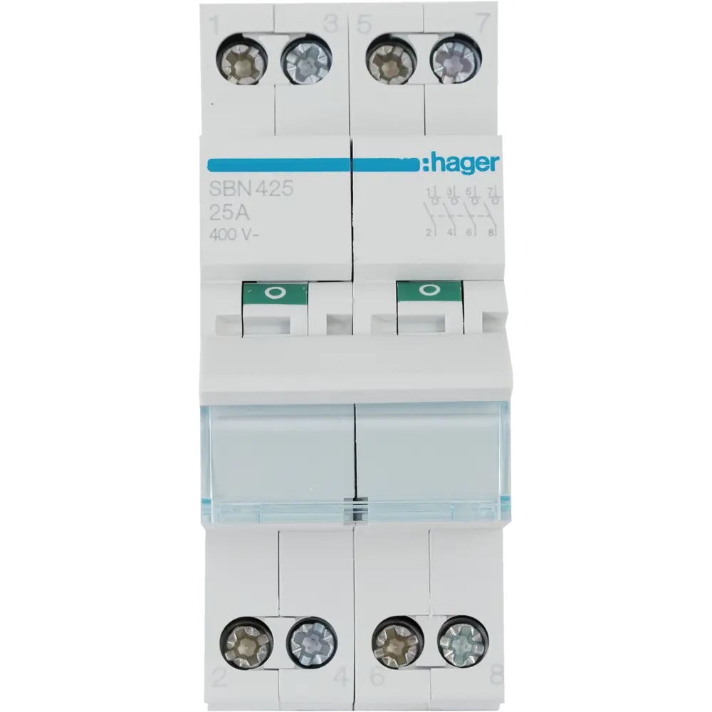 Выключатель нагрузки Hager SBN425 3P N 25 А STLM-2196659 - Вид №1