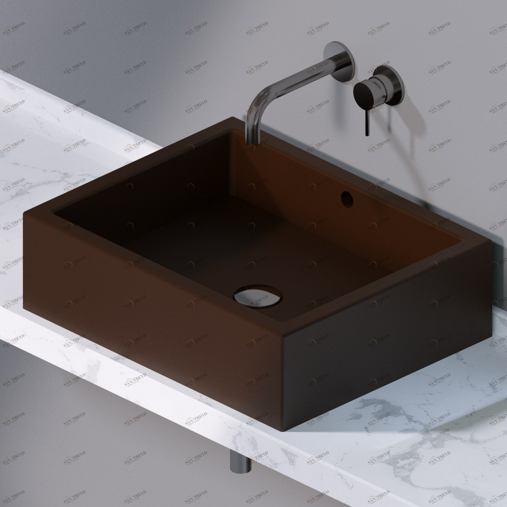 L259107 Накладная раковина на столешницу  прямоугольная A. e T. Italia Bold AeT ITALIA