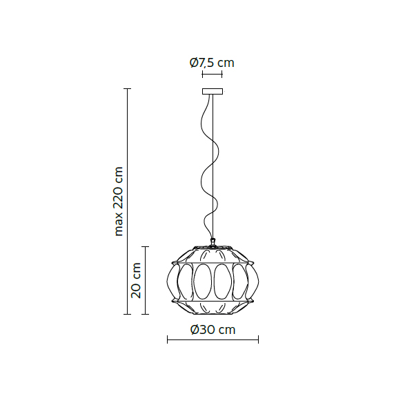 Подвесной светильник Ginger 20 Smoked от Karman KARMAN ДИЗАЙНЕРСКИЕ 243977 Дуб  - Вид №4