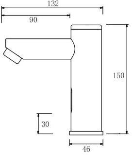 Saniline Электронный кран для общественных туалетов  Ruelda01  - Вид №1