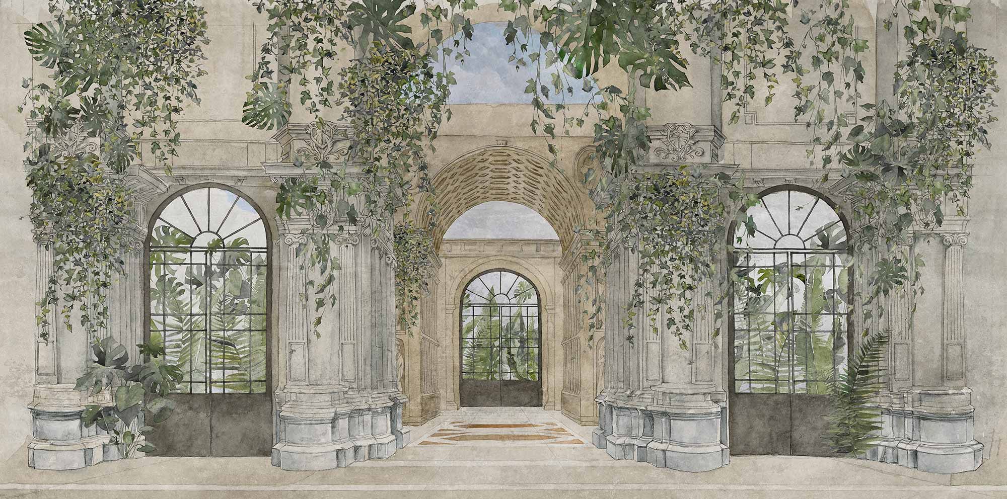 Обои trompe l'oeil Tecnografica декоративные ARCH-00051505 - Вид №1