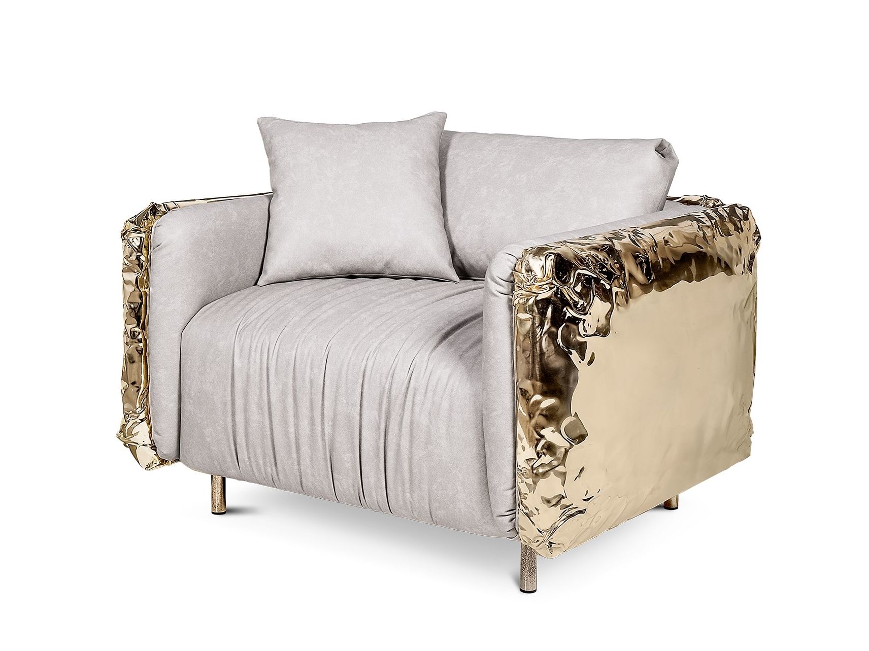 Кожаное кресло с подлокотниками Boca do Lobo Лимитированная серия ARCH-00047178