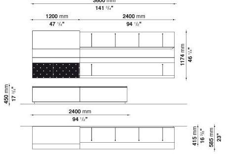 B&B Italia Комод с распашными дверцами Pab sun-id-1362914 - Вид №18