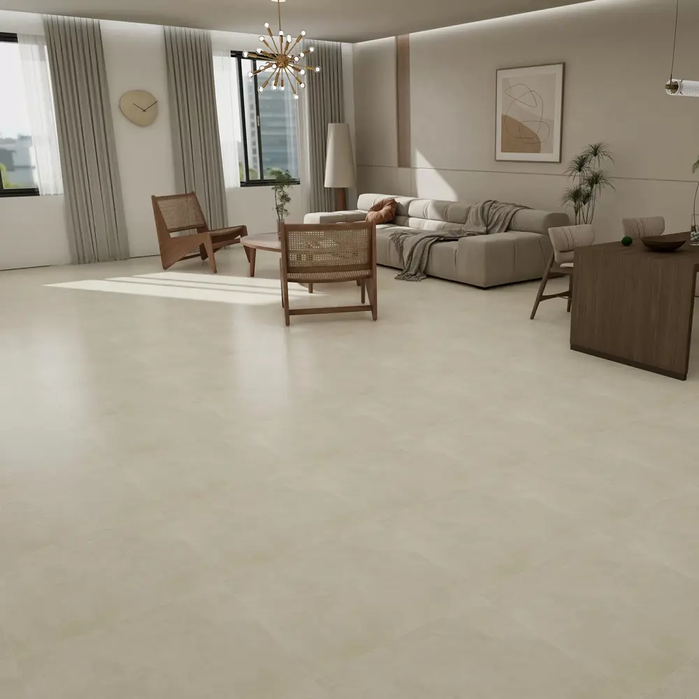 Керамогранит Duna Cemento Ivory Carving 60x60 матовый карвинг цвет бежевый 1.44 м² 89434340 STLM-2113249 Santreyd