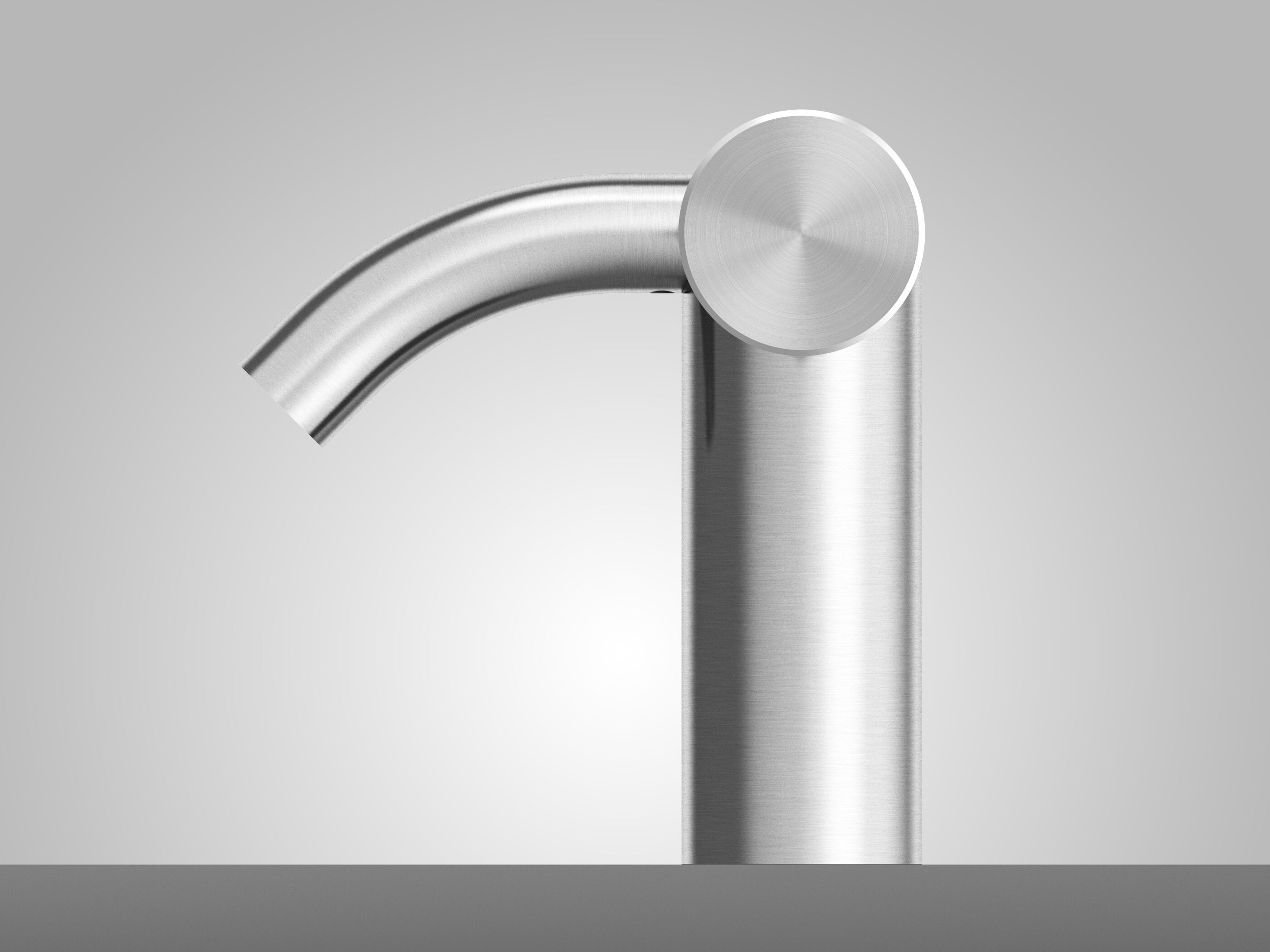 Смеситель для раковины из нержавеющей стали с одним отверстием Quadrodesign Hum ARCH-00094288 - Вид №2