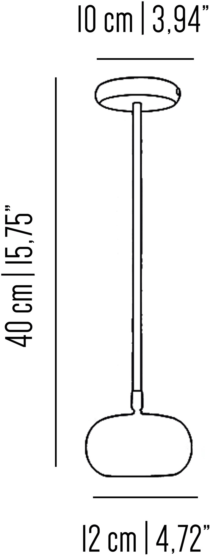 Il Bronzetto Подвесной светильник из латуни Gea Gea05_s - gea05_m - Вид №4