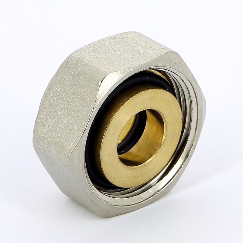 Соединитель для медной трубы обжим EMMETI 10х(М24х19) 01321410 - Вид №3