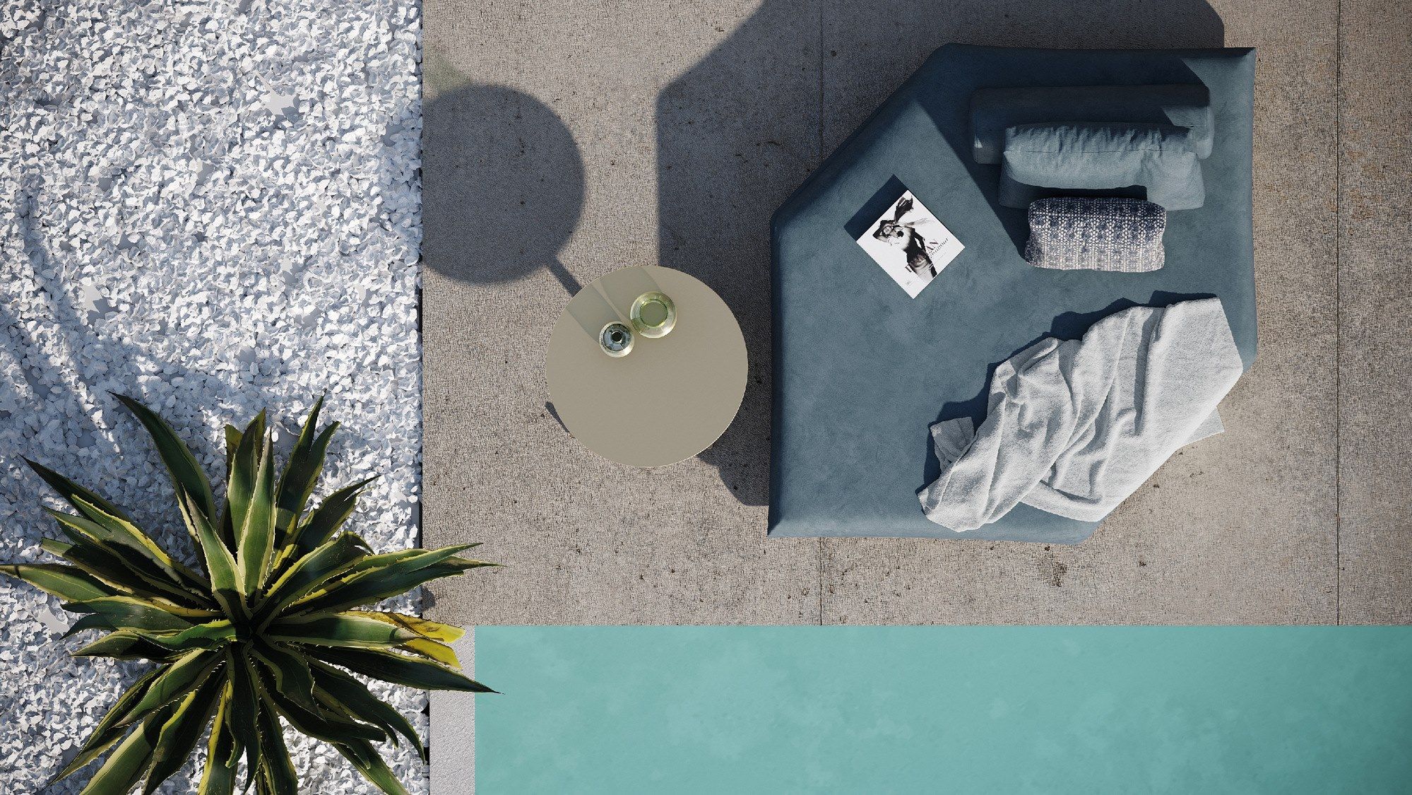 Секционный садовый диван с каркасом iroko Braid Embrace ARCH-00041078 - Вид №12