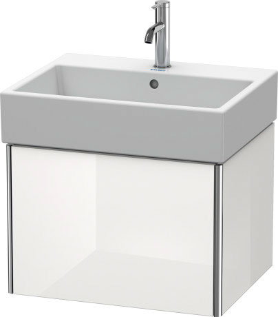 XS409304040 Тумбочка подвесная XSquare #XS4093 584 x 460 мм Черный глянцевый лак Duravit - Вид №2