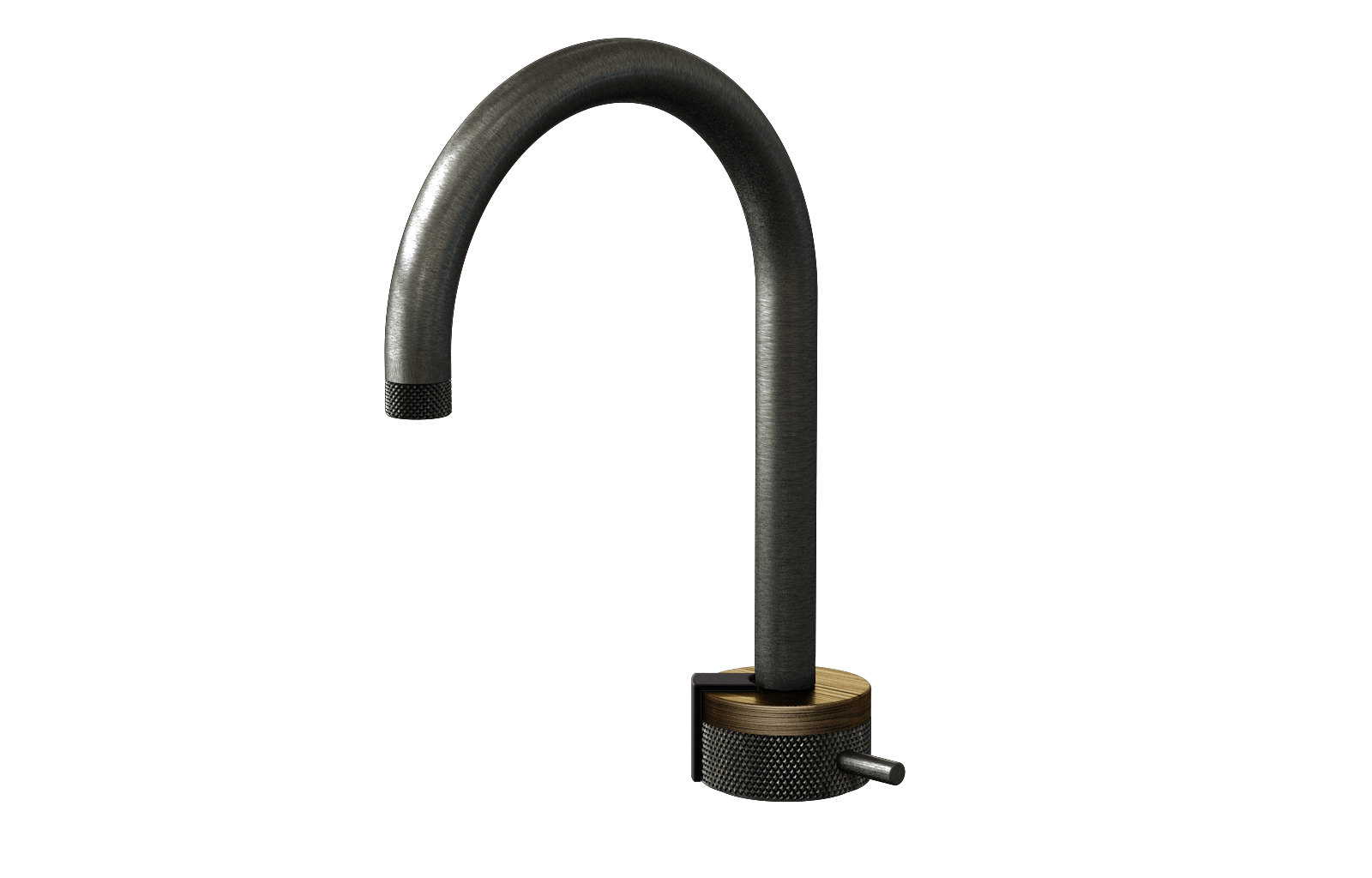 E-11502-R1VBB-L2BK-BOX Однорычажный прогрессивный смеситель для раковины - излив 16см GRAFF MOD+